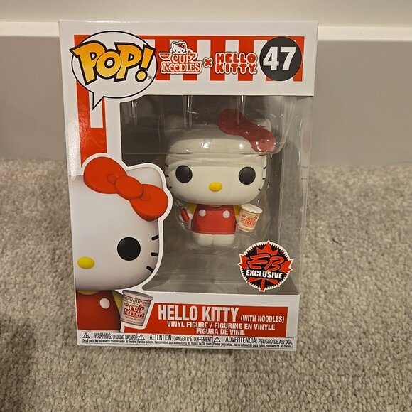 Funko Pop! Vinyl: Sanrio - Hello Kitty (With Noodles) - EB games(Exclusive) #47 - Picture 1 of 6